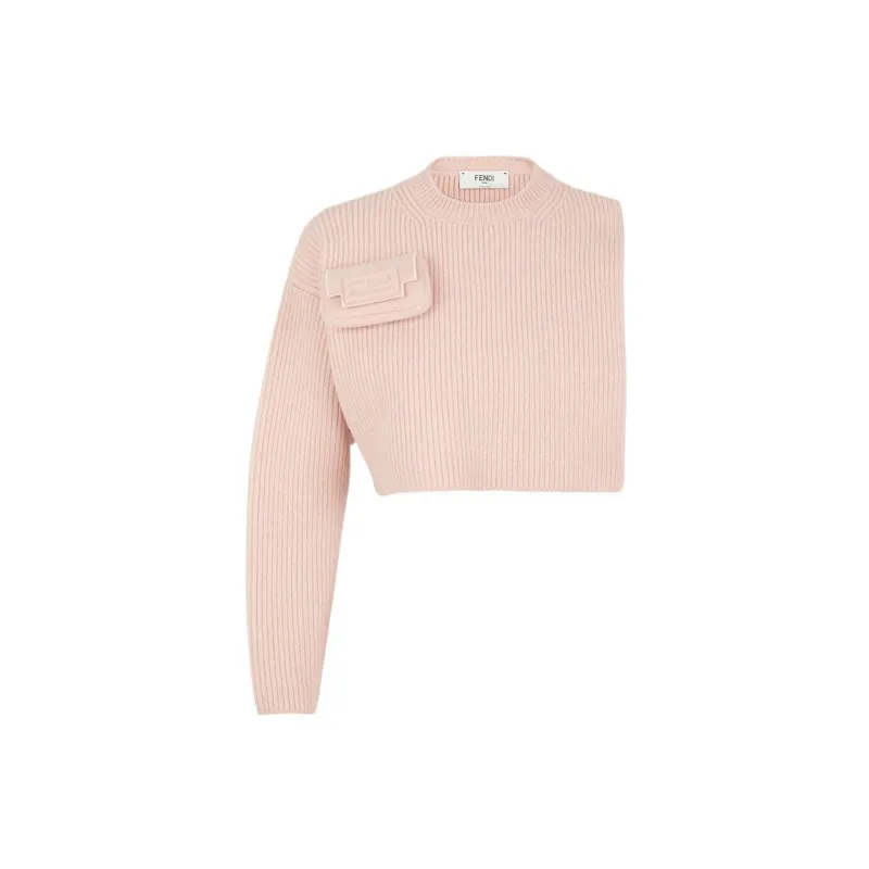 FENDI Cashmere Sweaters Women's Pink-5