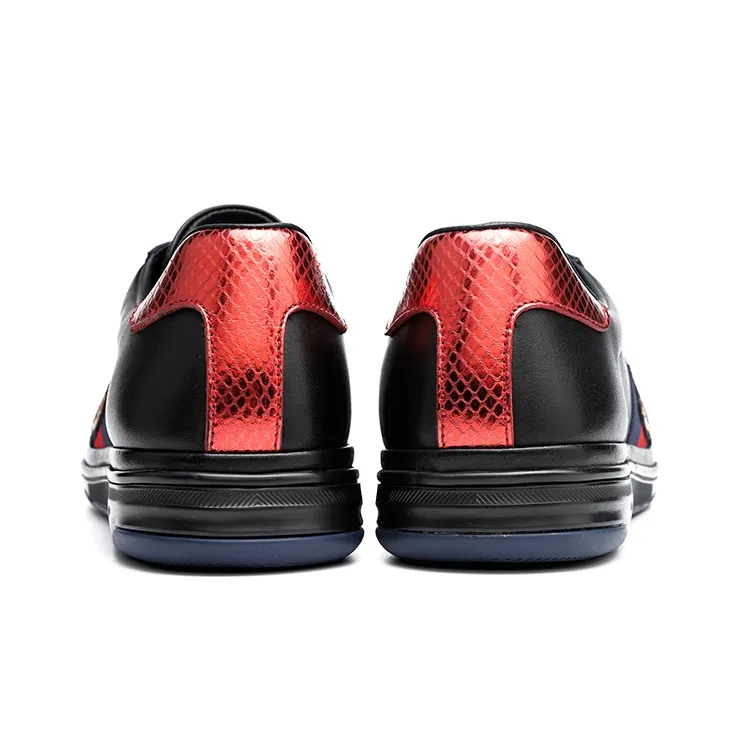 CHARRIOL Skateboard Shoes Men Low-Top Black-4