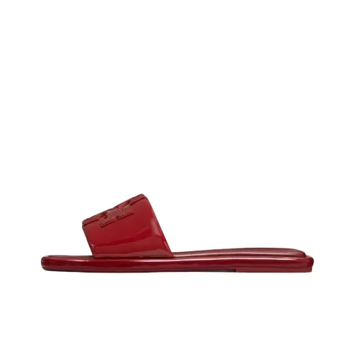 TORY BURCH Slip-Resistant Fashion Slippers Women's Red