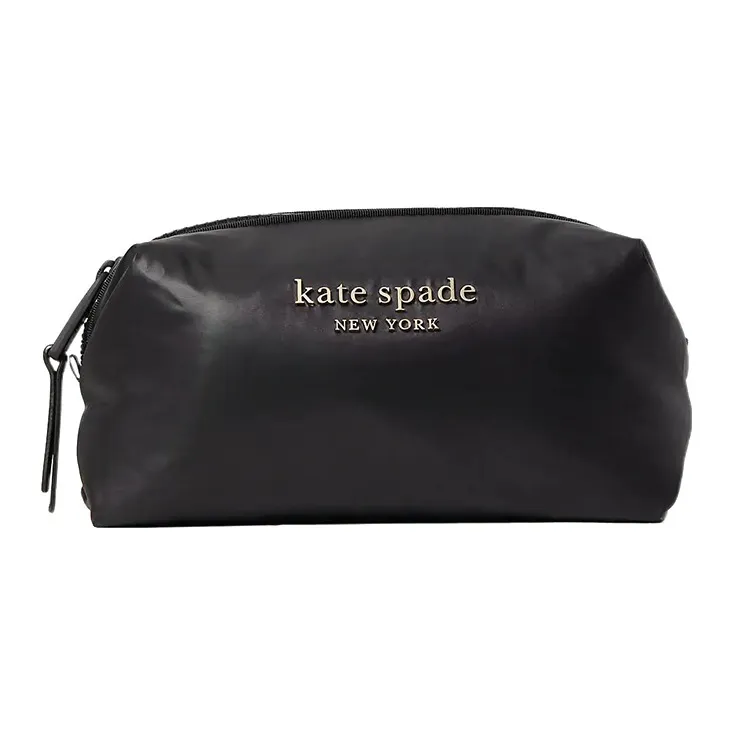Kate Spade Everything Nylon Makeup Bag Medium Size Women's Black-0