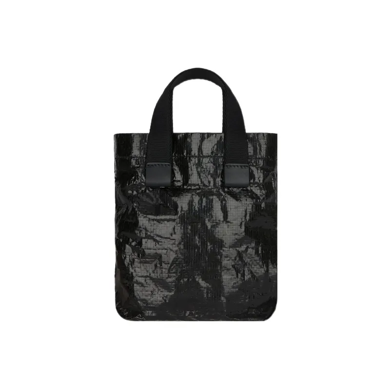 Givenchy Cow Leather Detail Tote Bag Shopping Bag Shoulder Bag Crossbody Bag Handbag Mini Men's Black-1