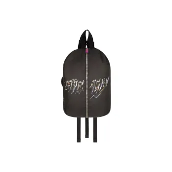 GIVENCHY BSTROY Collaboration G-Zip Fabric With Smooth Cow Leather Detail Backpack Men's Black