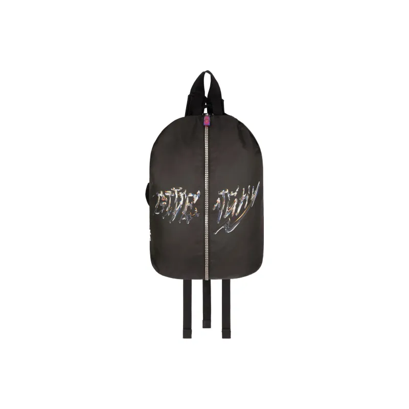 GIVENCHY BSTROY Collaboration G-Zip Fabric With Smooth Cow Leather Detail Backpack Men's Black-0