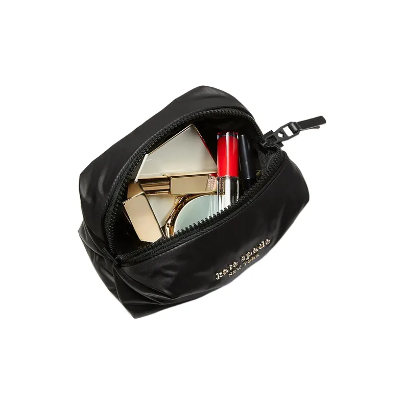 Kate Spade Everything Nylon Makeup Bag Medium Size Women's Black-2