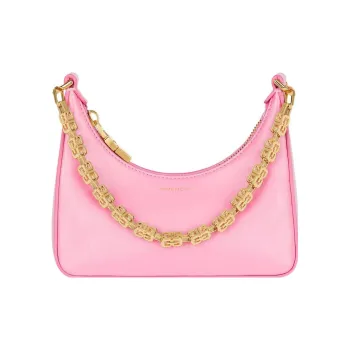 GIVENCHY Cut out Cow Leather Shoulder Bag, Crossbody Bag, Handbag Mini Women's Bright Pink