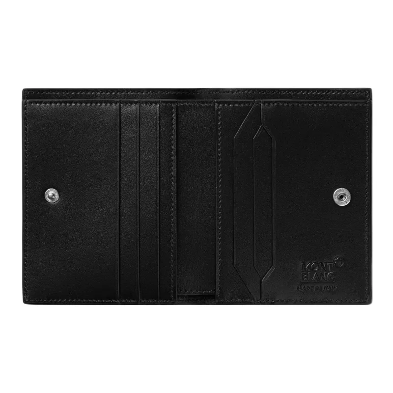MONTBLANC Cow Leather Card Holder Wallet Men's Royal Blue-2