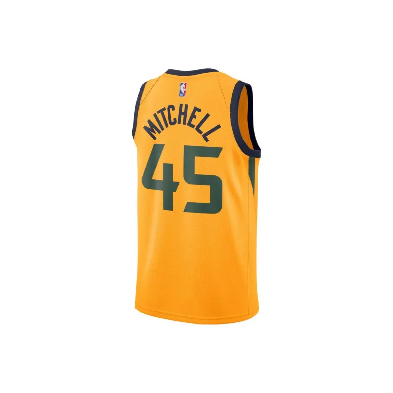 Nike Basketball Jersey Men's Yellow-1