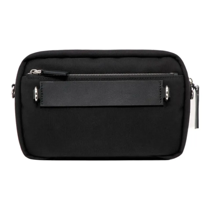 Valentino Tech Nylon With Calfskin Detail Camera Bag Shoulder Bag Crossbody Bag Men's Black-1