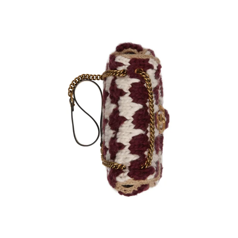 GUCCI GG Marmont Wool Crossbody Bag, Shoulder Bag Women's-5