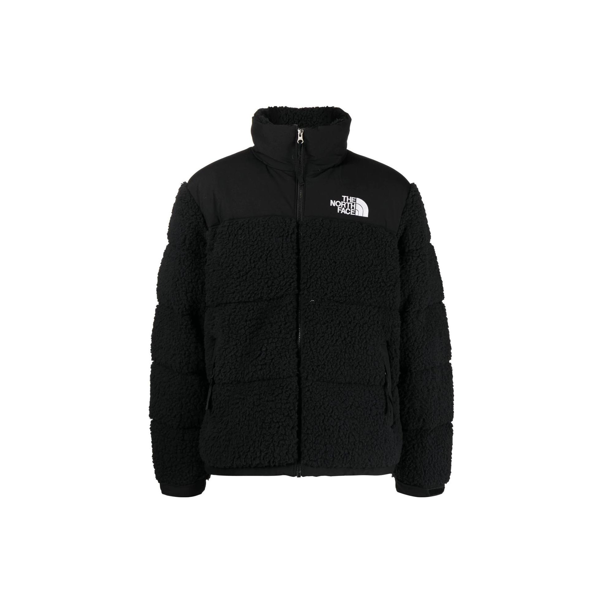 The North Face High Pile Nuptse Jacket Black