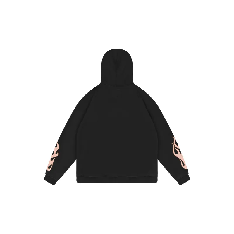 FEAROM Hooded Loose Fit Regular Sweatshirt Unisex-1