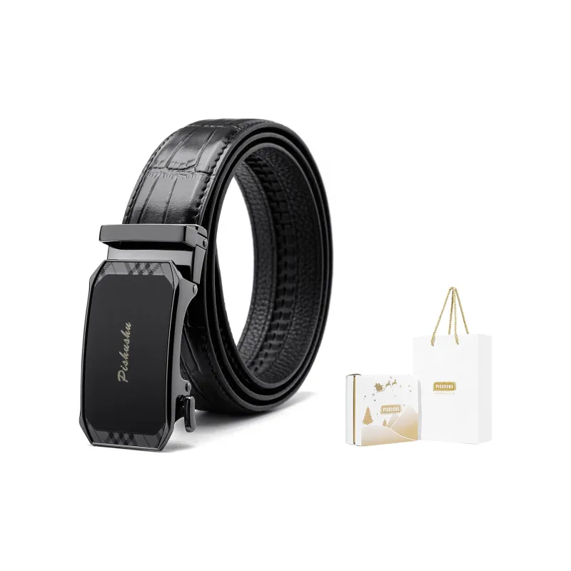 PISHUSHU Leather Belts Unisex-25