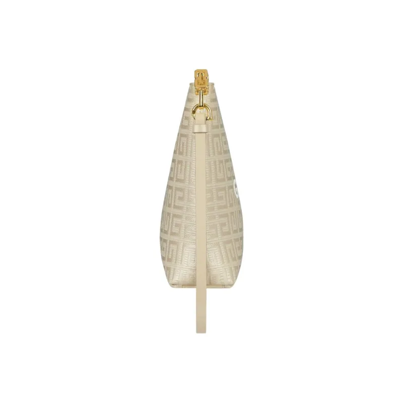 Givenchy Coated Canvas Clutch Tubas Women's Gold-2