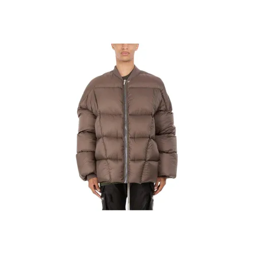 RICK OWENS Down Jackets Men Coffee