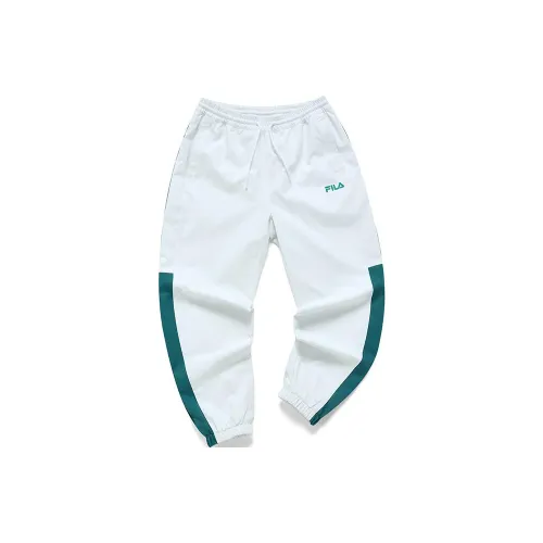 FILA FUSION BASEBALL Series Casual Pants Women's White