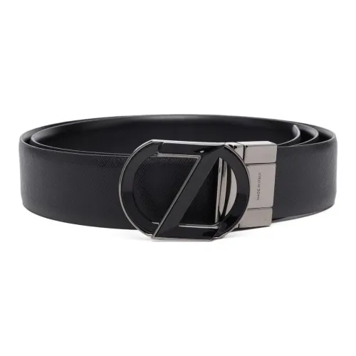 Ermenegildo Zegna Leather Belts Men Black