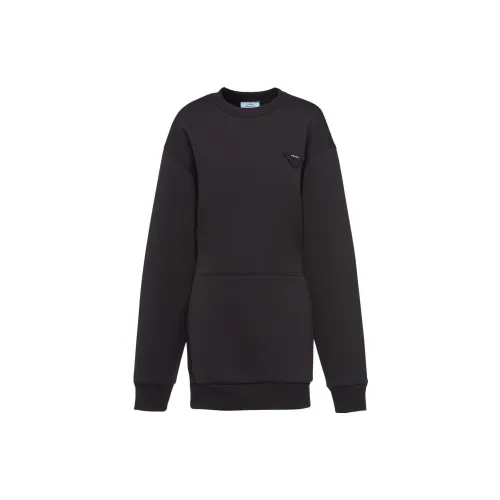 PRADA Long-Sleeved Dresses Women's Black