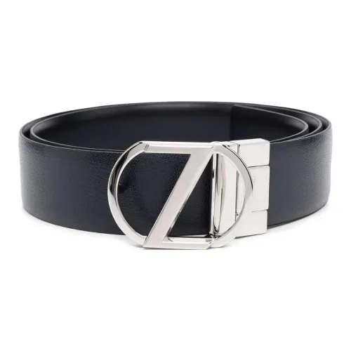 Ermenegildo Zegna Leather Belts Men Black