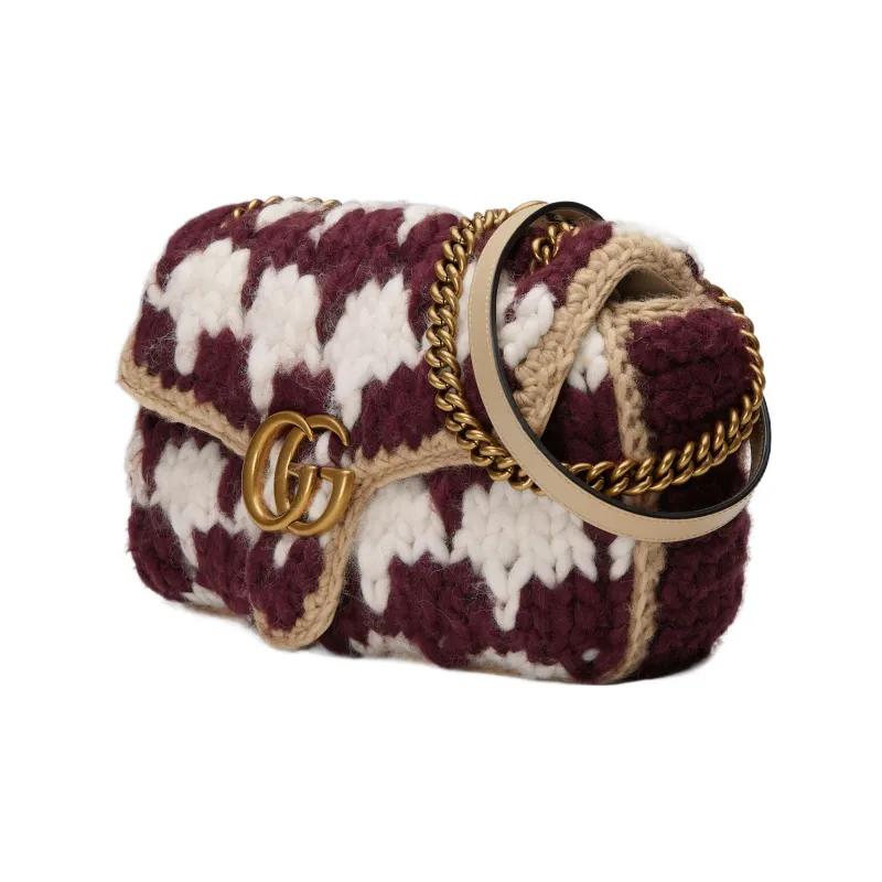 GUCCI GG Marmont Wool Crossbody Bag, Shoulder Bag Women's-1