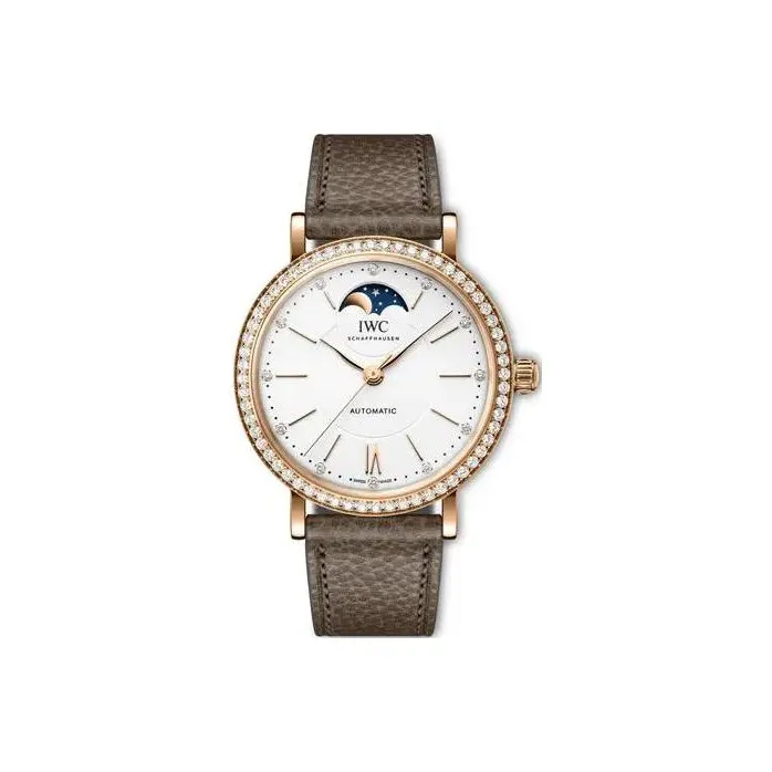 IWC Portofino Automatic Mechanical Movement Men's Watch 37.1mm White Dial-0