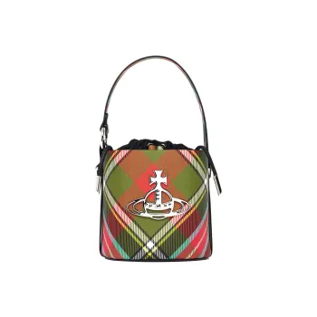 Vivienne Westwood DAISY PU Bucket Bag Portable Crossbody Bag Shoulder Bag Small Size Women's Multicolor