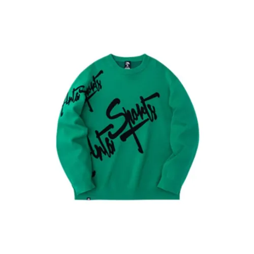 ANTA Life Collection Sweatshirts Unisex Leopard Green Sweater Edition