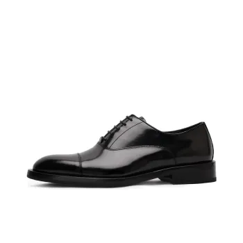 Viplander Dress Shoes Men Low Top Black