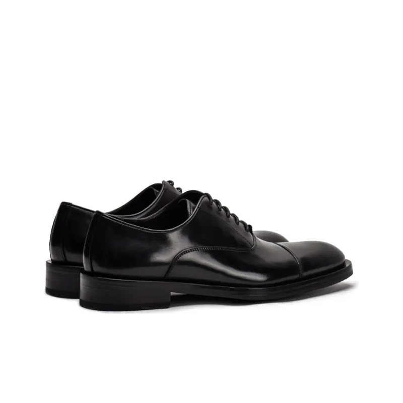 Viplander Dress Shoes Men Low Top Black-2