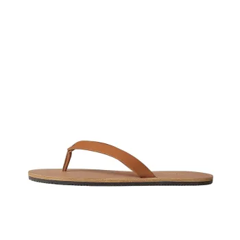 HERMES Estival Abrasion Resistant Flip Flops Men's Brown
