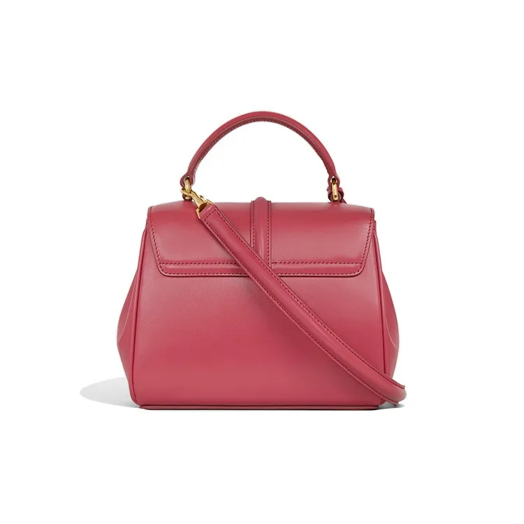 CELINE 16 Cow Leather Shoulder Bag Crossbody Bag Handbag Mini Women's Candy Color/Pink-2
