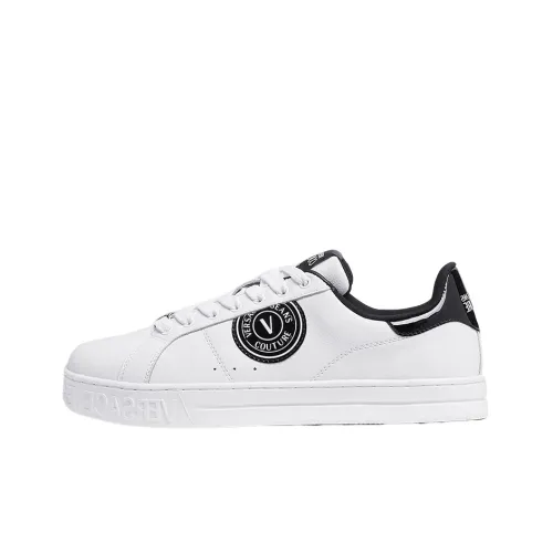 VERSACE JEANS Couture Court 88 Logo-patch Leather Sneakers