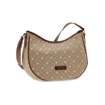 THE BRIDGE Leather Shoulder Bag Crossbody Bag Handbag Women's Light Brown