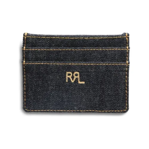 Polo Ralph Lauren Denim With Cotton Card Clip Card Holder Men's Indigo