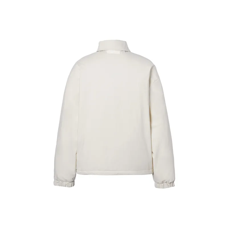 ROCAWEAR Letter Lapel Loose Fit Thickened Puffer Jacket Unisex-4