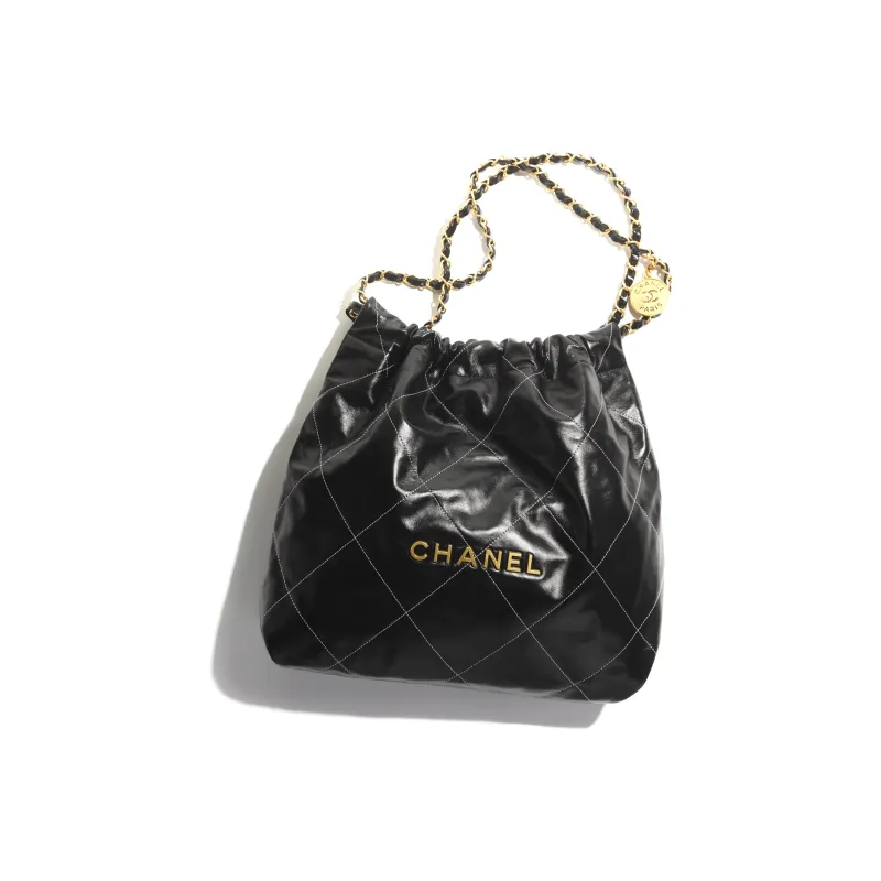 CHANEL 22 Handbag Black-4