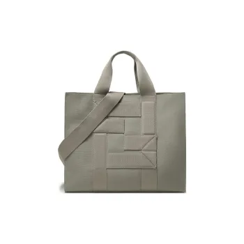 FENDI Canvas Handbag, Canvas Shoulder Bag, Crossbody Bag Tubas Men's Gray Brown Taupe