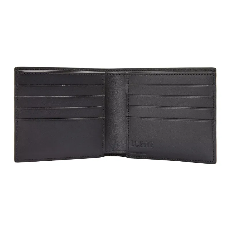 LOEWE Puzzle Smooth Cow Leather Wallet Men's Marine Blue-2