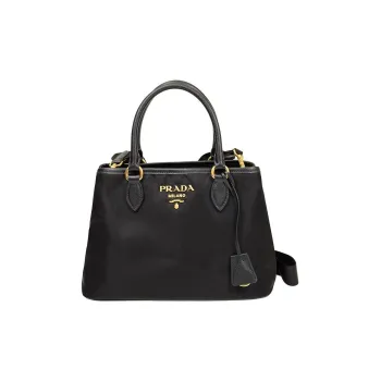 PRADA Nylon Tote Bag, Shopping Bag, Shoulder Bag, Crossbody Bag, Handbag Regular Women's Black