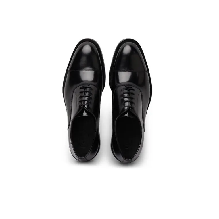 Viplander Dress Shoes Men Low Top Black-3