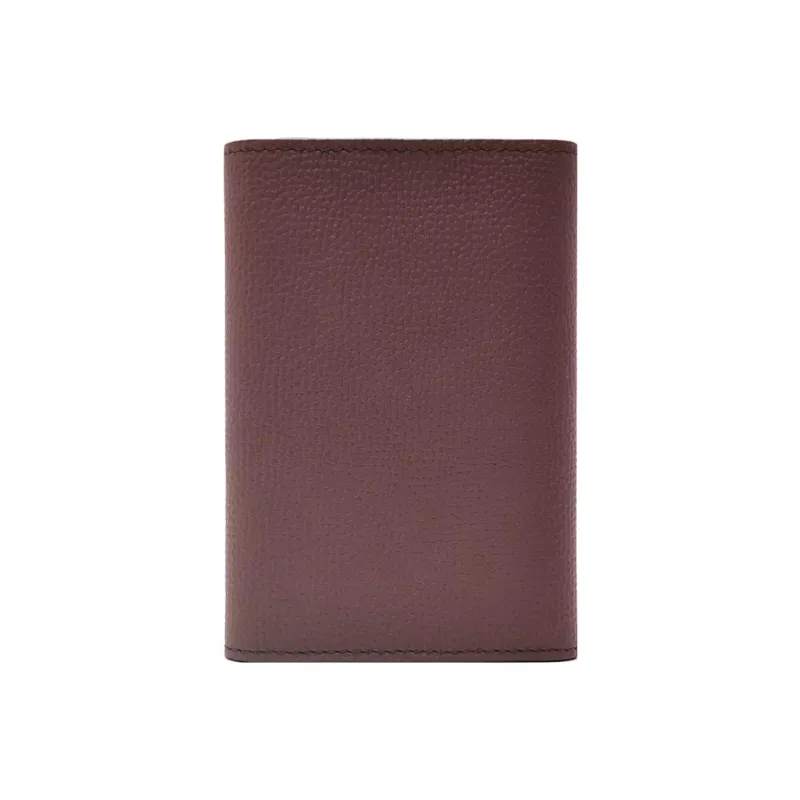 LOEWE Anagram Cow Leather Wallet Trumpets Women's Burgundy-1