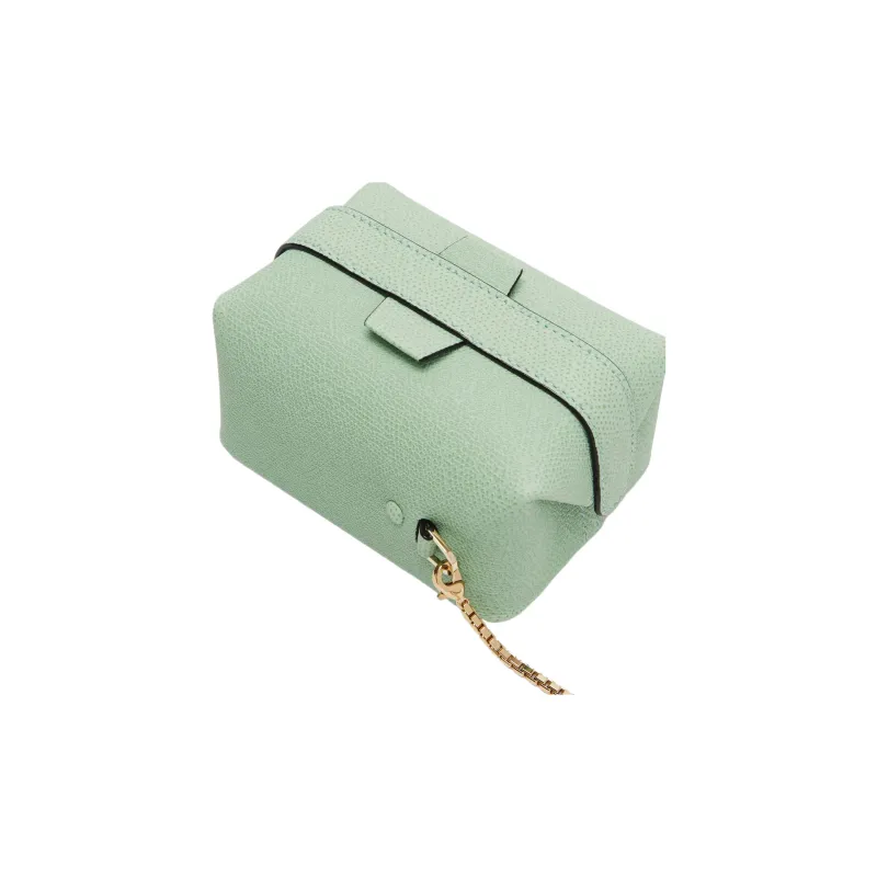 Valextra Tric Trac Calfskin Box Bag, Handbag, Shoulder Bag, Crossbody Bag Extra Mini Women's Green-2