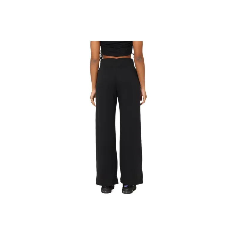 Nike Women's Phoenix Fleece High Waisted Wide Leg Sweatpants Black/Sail-1