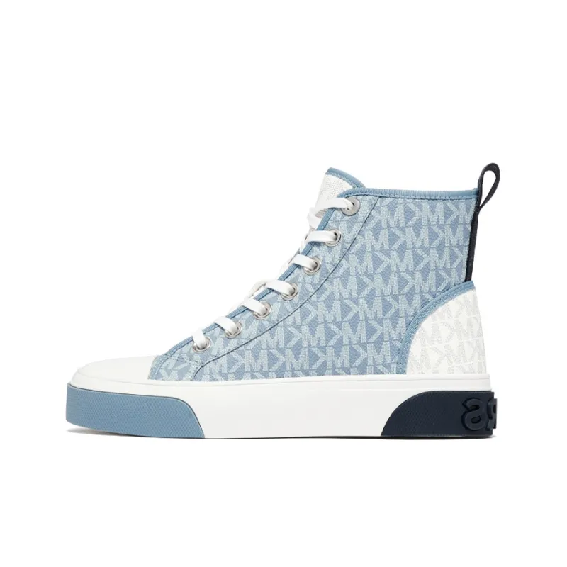 MICHAEL KORS Gertie Stylish Skateboarding Shoes Women's Blue-0
