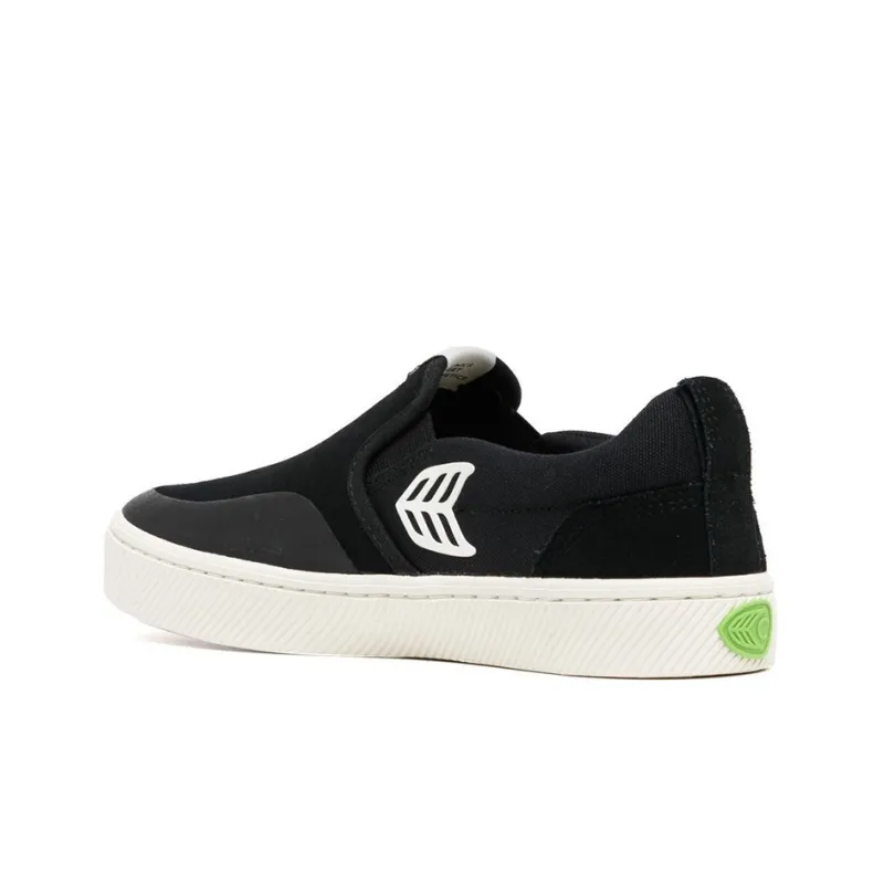 CARIUMA Skateboard Shoes Women's Low Top Black-3