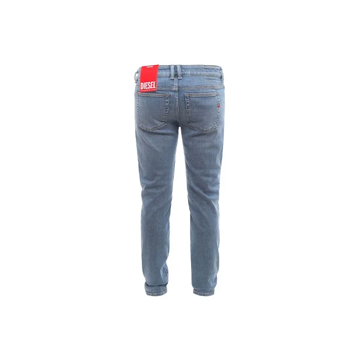 DIESEL Logo Patch Cropped Jeans-1