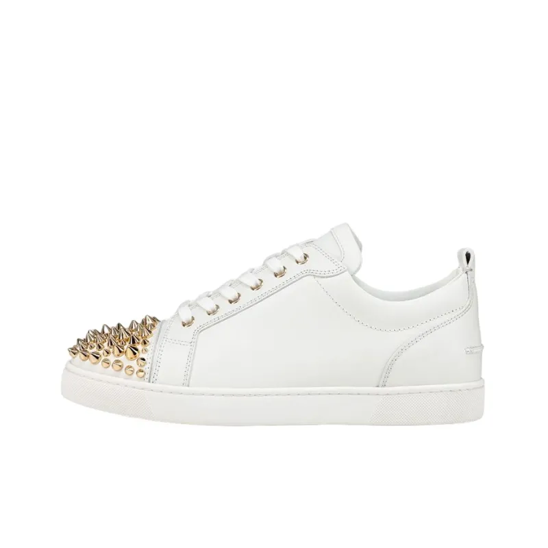 CL LUBOTING Low Top Stylish Skateboarding Shoes Men's White-0
