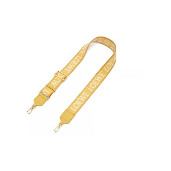 LOEWE Anagram Fabric Bag Straps Women's Dark Yellow