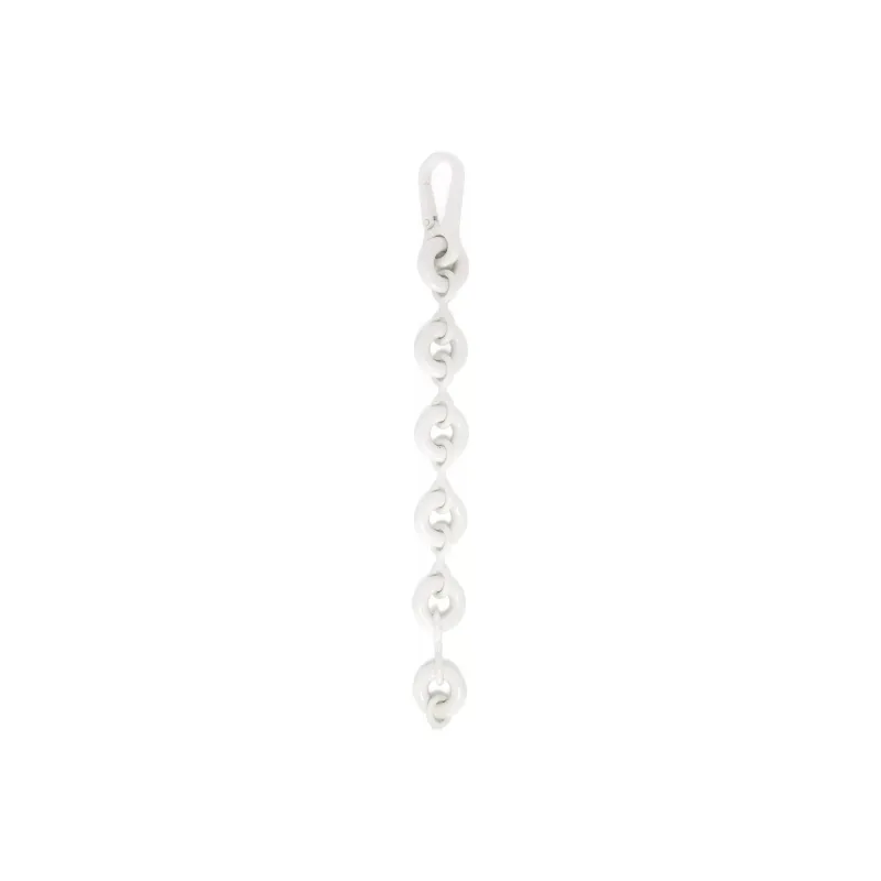 LOEWE Brass Chain Strap Bag Women's White Enamel-1