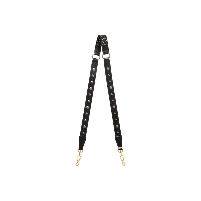 GUCCI Leather Shoulder Strap Bag Straps Women's Black-1
