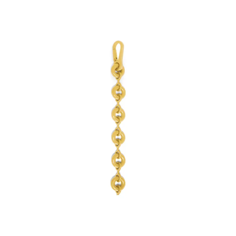 LOEWE Brass Chain Belt Shoulder Strap Bag Strap Women's Yellow-1